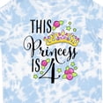 thumbnail image 4 of Inktastic This Princess is Four 4th Birthday Girls Toddler T-Shirt, 4 of 5
