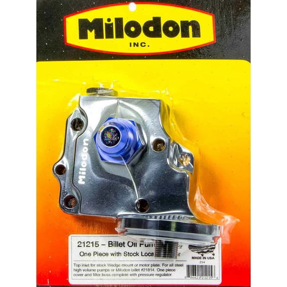 Milodon 21215 MLD21215 WEDGE BILLET PUMP COVER