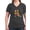 Charcoal, variant on CafePress - Power Rangers Pink Ranger D Women's V Neck T Shirt - Women's V-Neck Dark T-Shirt