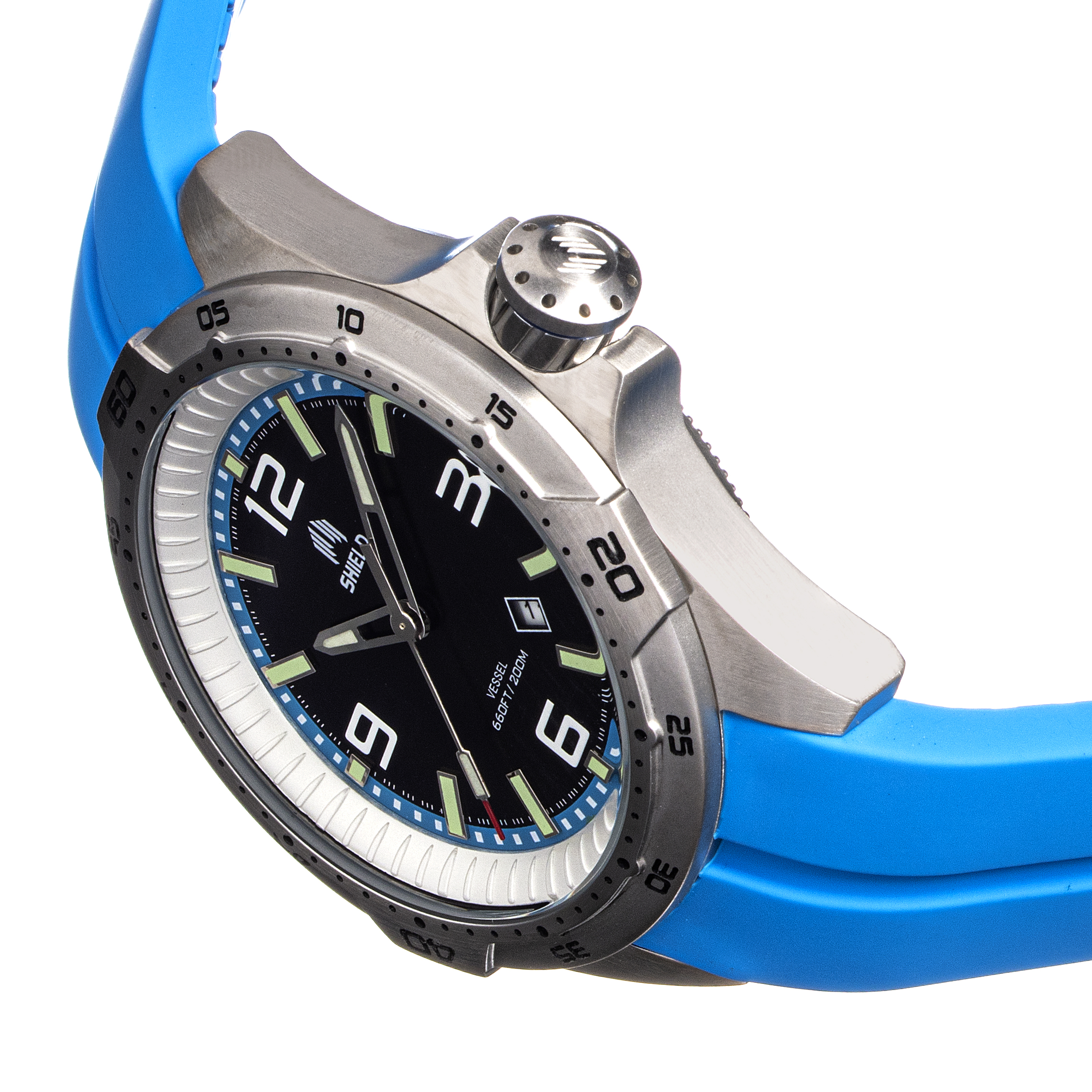 Vessel with Date Light Blue | Black Dial - Walmart.com