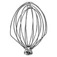 thumbnail image 1 of EeaseMX Batidora eléctrica para huevos, batidora, herramienta de cocina, agitador de acero inoxidable, compatible con batidor de alambre K45WW, color plateado., 1 of 8