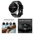 thumbnail image 3 of Deportes de negocios Hombres Reloj inteligente Rastreador de ejercicios a prueba Plata 02 Sunnimix Reloj inteligente bluetooth, 3 of 8