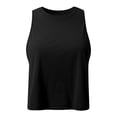 thumbnail image 6 of WAYUTE Women's Tank Tops Lightweight Loose Fit Yoga Cover Up Sleeveless Breathable Tank Top for Workout Sports Casual Wear, 6 of 7