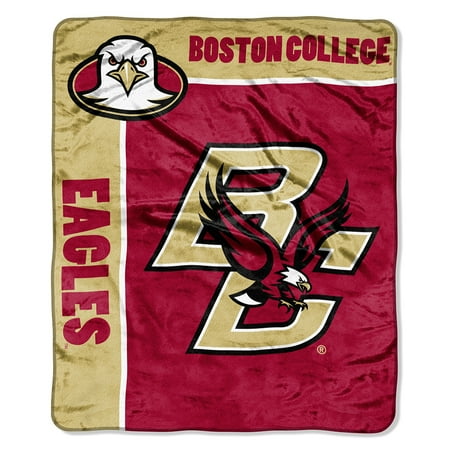 Boston College Eagles 50x60 NCAA School Spirit Royal Plush Raschel Throw
