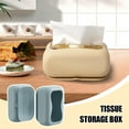 thumbnail image 3 of Multi Functional Silicone Suction Cup Tissue Box Living Room Coffee Table Tissue Paper Box Unmarked Storage Box, 3 of 8