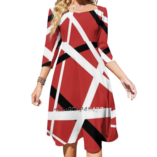 Vestido rojo elegante y dulce para mujer, estilo coreano kawaii, con cuello cuadrado, oferta de Ph Galaxy, descuento, funda de manga larga