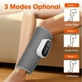 thumbnail image 4 of Air Compression Leg Massager with 3 Adjustable Modes for Calf & Foot Relaxation, Lightweight Design for Home & Office, Gray, 1PC, 4 of 10
