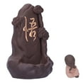 thumbnail image 4 of Backflow Incense  with Little Monk Ornament Household Inner Decoration Chinese Yixing Zisha Clay, 4 of 8