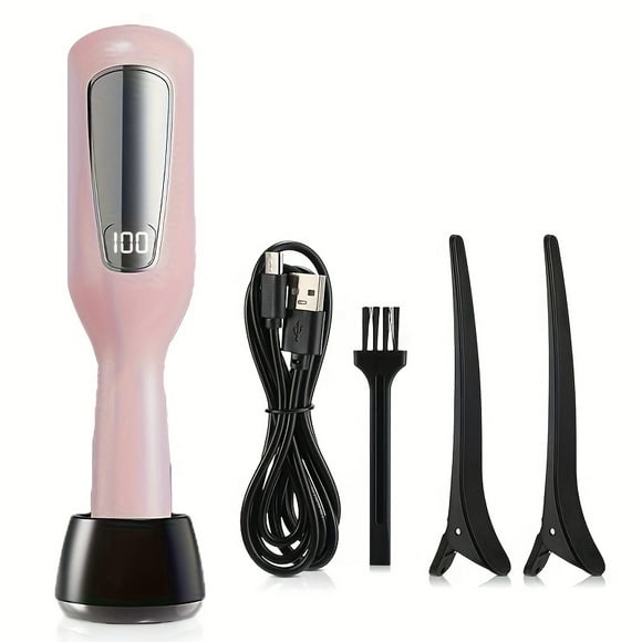 Hair ends Trimmer Split Remover Dry Damaged Trim Split Iron Flat Hair Rechargeable Straightener for Women Cordless Hair Cutting Machine