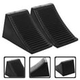 thumbnail image 4 of 2pcs Trailer Wheel Chocks Trailer Chocks Rubber Wedge Motorcycle RV Wheel Chocks, 4 of 8