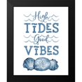thumbnail image 2 of Reed, Tara 20x24 Black Modern Framed Museum Art Print Titled - Deep Blue Sea X on White, 2 of 5