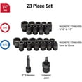 thumbnail image 2 of Sunex Tools 1818 23 Piece 1/4 Inch Drive Master Magnetic Set 3/16-1/2-5-15mm, 2 of 5