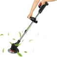 thumbnail image 6 of LELINTA 24V String Trimmer Weed Eater Lawn Edger Grass Brush Cutter, Grass Trimmer Cordless Weed Trimmer 2 Battery,Black, 6 of 8