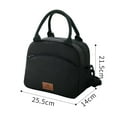 thumbnail image 3 of Ediodpoh Insulated Lunch Bag For Work Large Capacity Thermal Tote With Shoulder Strap Leakproof For Commute Black, 3 of 3