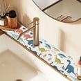 thumbnail image 2 of Yayeee Faucet Mat for Kitchen Sink 14.7" Diatomite Long Splash Guard Pad, Dinosaur Pattern, 2 of 7