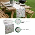 thumbnail image 5 of Spring Wildflowers Table Runner - 120 Inch Long, Kitchen Dining Table Runner Dresser Scarves, Watercolor Country Floral Plant Farmhouse Decor for Coffee Tables Wedding Party Banquet, 5 of 8