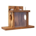 thumbnail image 1 of DOLITY Outside Wood Squirrel Feeder Handcrafted for Patio Decorative Backyard Fence, 1 of 9