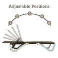 thumbnail image 5 of Kozyard Patio Chaise Lounge Chair - Full Flat Alumium & Resin Legs, Outdoor Reclining Adjustable Chair for Sunbathing, Perfect for Beach, Patio, Lounge Set or Patio Table (1 Pack Beige W/ Table), 5 of 5
