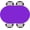 Blueviolet, variant on Maroon Oval Fitted Tablecloths with Elastic Edge Waterproof, Washable Outdoor Decorative Table Cover, for Restaurant Kitchen Holiday Tablecloth, Fits 48"x68" Oval Tables, Style 39