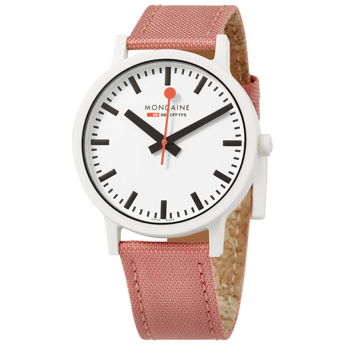 Mondaine Essence, Sustainable Quartz Watch for Men and Women with  Easy-Change Red Scottish Pattern Straps, MS1.32111.LC, 32 MM. 並行輸入品 高級品市場