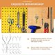thumbnail image 2 of 15pcs Pegboard Hooks Metal Pegboard Board Hooks Home Garage Shop Utility Hangers, 2 of 3