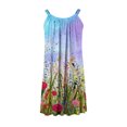 thumbnail image 5 of asdoklhq Womens Plus Size Dresses Clearance,Beach Dresses for Women Hawaiian Tropical Print Sling Dress Boho Sundress, 5 of 5