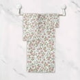 thumbnail image 5 of Dreamtimes 3 PCS Towel Free Style Pink Flowers Cotton Bath Towel Set (1 Bath Towel, 1 Hand Towel, 1 Washcloth) for Bathroom, Super Soft and Quick Dry Towels, 5 of 7