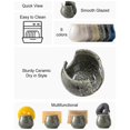thumbnail image 2 of Soporte para esponja de cerámica Zoeeker para fregadero de cocina, color gris, 2 of 7