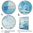 thumbnail image 3 of Designart "Blue Iceberg Arctic Euphony" Nautical & Beach Floater Framed Canvas Wall Art, 3 of 7