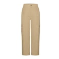 thumbnail image 4 of Pantalones Cargo Mujer Pierna Ancha Elástico Talle Alto Ligero Pantalones De Senderismo Casual Holgado Moda Ropa De Calle Y2k Trajes, 4 of 7