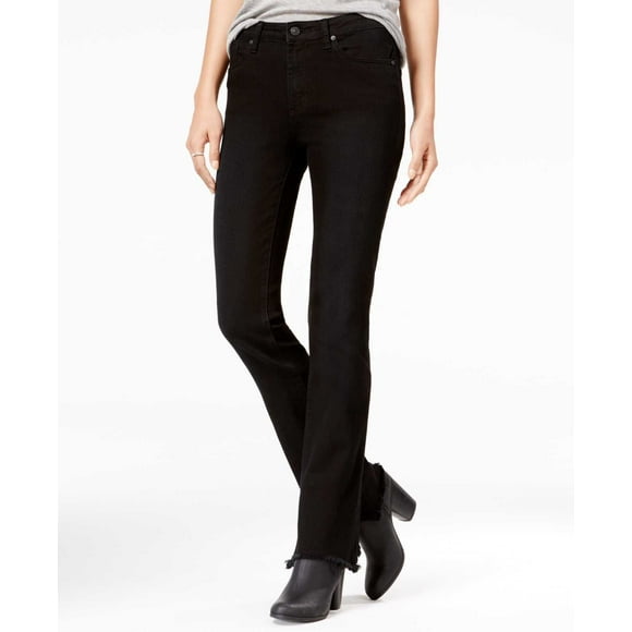 Rewash Girl&#8217;s Performance Stretch Tulip Flare Junior Jeans, Black, 11/30