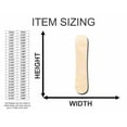 thumbnail image 2 of Unfinished Wood Snowboard Shape - Winter Olympics - Craft - up to 46" DIY 16" / 1/2", 2 of 3