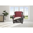 thumbnail image 1 of Quickfit RECGN12 /15674 Couverture de Canapé Réversible Housse de Canapé - Housse de Meubles Résistant à l'Eau Idéal pour les Enfants Chiens Animaux de Compagnie - Solide - Chaise - Rouge Bordeaux &amp; Beige, 1 of 1