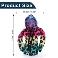 thumbnail image 4 of Cubierta de pomo de cambio de marcha para automóvil SUV camión Unique Bargains, protector de palanca de cambios manual, estampado de leopardo, negro colorido, 1 Pc 6.69"x4.53" poliéster, 4 of 7