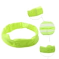 thumbnail image 3 of 3 diademas deportivas para hombres y mujeres, bandas antideslizantes para el cabello, bandas para la cabeza para correr para el ejercicio deportivo, verde fluorescente, 3 of 7