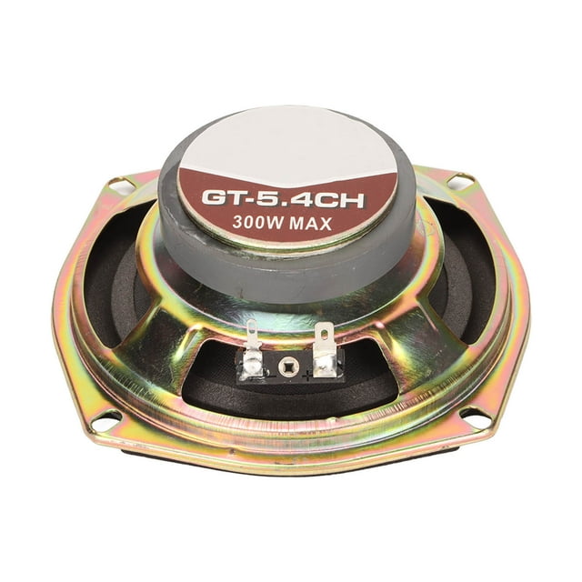 Car Loudspeaker, Car Coaxial Speaker 5in Midrange 300W Heat Dissipation 4 Ohms For Audio Systems