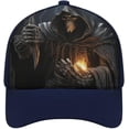 thumbnail image 1 of Grim-Reaper Baseball Cap Classic Golf Cap Soft Dad Hat Multicolor Adjustable Low Profile Hat Unisex, 1 of 6