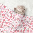 thumbnail image 2 of Naloa Cute Hand Drawn Hearts Dog Blanket, 3 Sizes Cat Blanket for Indoor Cats Large Medium Small Dog Gifts-Medium, 2 of 8
