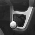 thumbnail image 4 of 2X 5 Speed Gear Shift Knob Leather Boot for 2004 2005 2006 2007 2008 2009,2 x Gear Shift Knob 2 x Shift Knob Boot,Black & matte silver, 4 of 8