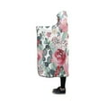 thumbnail image 1 of HATIART Cerisier Fleurs Couverture à Capuchon Couverture Portable Confortable à Capuche Jeter Wrap 40x50 Pouces, 1 of 3