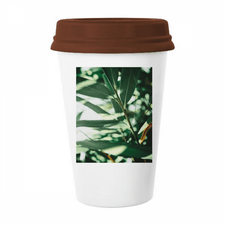 

Green Nature Photo Mug Coffee Drinking Glass Pottery Cerac Cup Lid