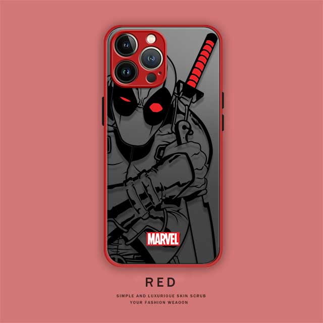 Funda de silicona para Apple iPhone 11 12 13 14 Pro Max XR X XS 7 8 Plus SE 2022 12mini 13mini, Venom Man Deadpool Hulk Fivean unisex
