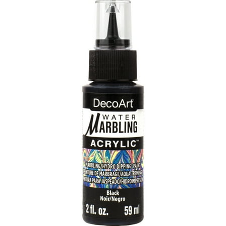 UPC: 0766218137746 | DecoArt Water Marbling Acrylic Paint – Black 2 oz