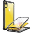 thumbnail image 1 of YOYO Ares Case for iPhone XR 2018, Full-Body Rugged Clear Bumper Case with Built-in Screen Protector (Black), 1 of 8