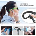 thumbnail image 5 of Auriculares Bluetooth, JOYHOOSH auricular Bluetooth con micrófono, auriculares Bluetooth Trucker 50 horas con estuche de carga, auriculares intrauditivos inalámbricos para negocios, oficina y conducción JM, 5 of 5