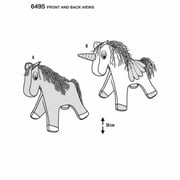 Burda Paper Sewing Pattern 6495 - Toys