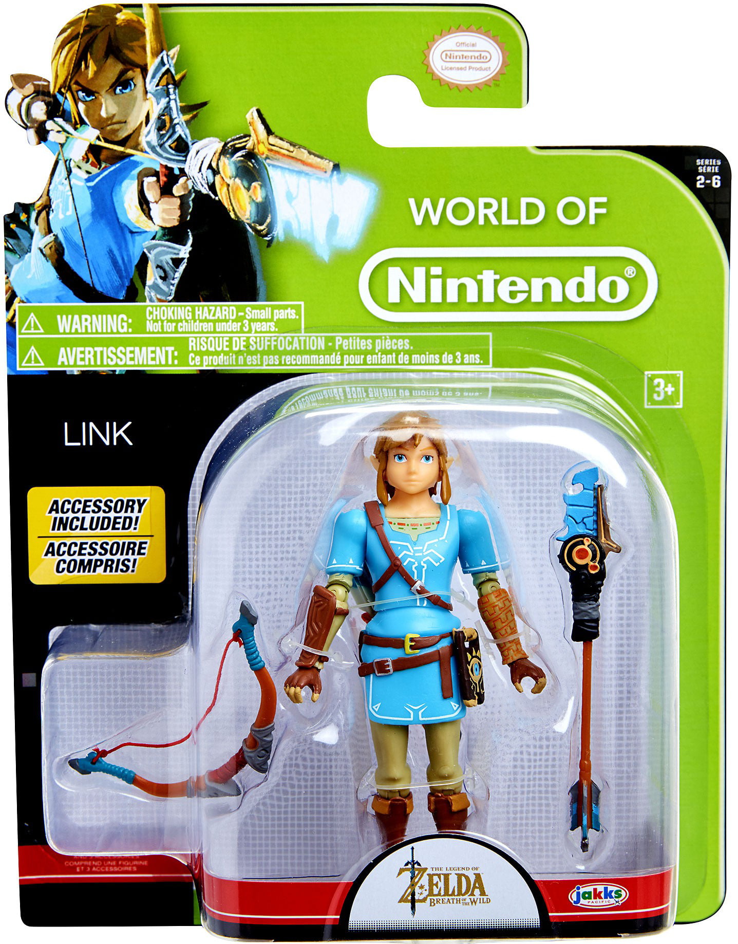 World Of Nintendo Breath Of The Wild Link Action Figure Walmart Com Walmart Com