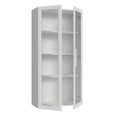 thumbnail image 3 of Mueble Armario De Vidrio Madesa 2 Puertas Sin Pies Blanco 01, 3 of 5