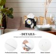thumbnail image 3 of Kdxio Daisies Flowers Print Tissue Box Cover,Square Decorative PU Leather Facial Paper Case Organizer Holder Dispenser for Bathroom,Night Stands,Desk,Car 5.2''X5.2''X5.2'', 3 of 8