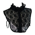 thumbnail image 1 of Collar falso de encaje para mujeres accesorios de ropa falso para suéteres vestidos Negro, 1 of 8
